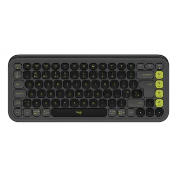 Logitech POP Icon Keys Wireless Compact Mechanical Keyboard, Blast Yellow
