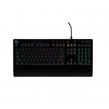 Logitech Prodigy G213 Prodigy Gaming Keyboard - Backlit RGB, QWERTY US English, Spill-Resistant, Integrated Palm Rest