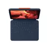 Logitech Rugged Combo 4 Keyboard Case with Trackpad for iPad 10th Gen, Apple Smart Connector, Classic Blue