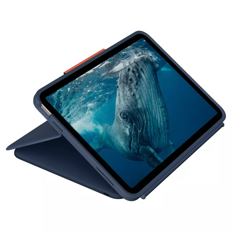 Logitech Rugged Combo 4c Touch Classic Blue (CH) Keyboard Case with Trackpad for iPad 7/8/9