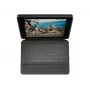Logitech Rugged Folio Graphite Keyboard Case for iPad 7th/8th/9th Gen - Military-Grade Protection, Smart Connector, Spill-Resistant Keys