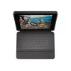 Logitech Rugged Folio US International QWERTY Keyboard Case for Apple iPad 10th Generation (A2696) - Graphite, MIL-STD-810G Drop Protection