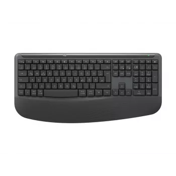 Logitech Signature Comfort Plus Combo MK880 for Business - Keyboard and Mouse Set - Full Size - with LED Battery Indicator - Wireless - USB-C, Bluetooth LE - QWERTZ - German - Graphite
