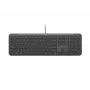 Logitech Signature Slim Wired K620 for Business, Swiss Layout, Graphite