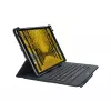 Logitech Universal Keyboard and Folio Case for 9-10 Inch Tablets, Bluetooth 3.0, QWERTZ Swiss German Layout, Graphite