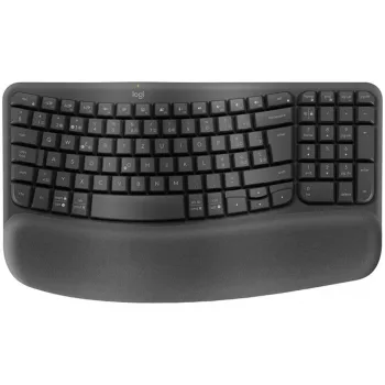 Logitech Wave Keys and Lift Combo - Ergonomic Wireless Keyboard and Vertical Mouse Set, Graphite