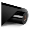 LOKLiK Permanent Adhesive Vinyl Film Glossy Black 30.5 cm x 180 cm (12 in x 6 ft) - 1 Roll
