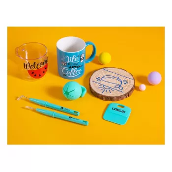 LOKLiK Weeding Tools Bundle SG-GJ-0016-US-L-B2B - 4-Piece Set Metallic Turquoise for Vinyl