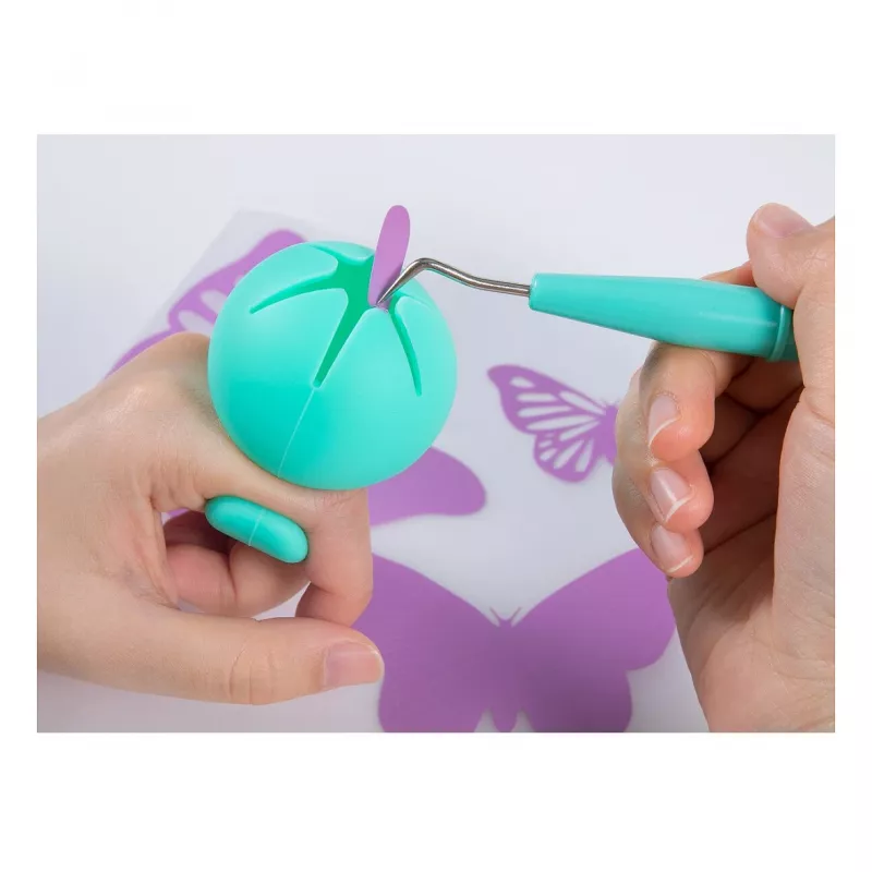 LOKLiK Weeding Tools Bundle SG-GJ-0016-US-L-B2B - 4-Piece Set Metallic Turquoise for Vinyl