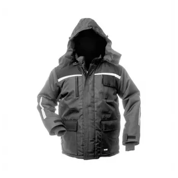 Long Winter Jacket Arctic Grey/Black WJ-8924 L