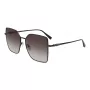 Longchamp LO173S5715001 Women's Sunglasses - Black Frame, Grey Lens, 57mm