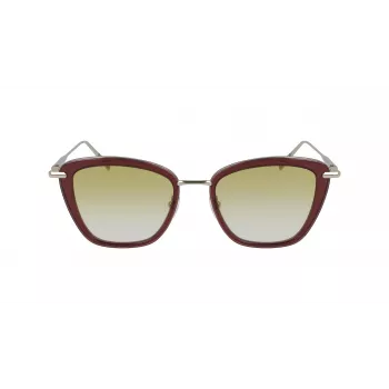 Longchamp LO638S-611 Women's Cat Eye Sunglasses, Havana Frame, Brown Gradient Lenses, 52mm