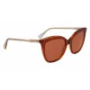 Longchamp LO729S Women's Cat Eye Sunglasses Havana Brown Gradient 55/17/140