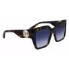 LONGCHAMP LO734S-430 Women's Geometric Sunglasses Havana Acetate Gradient Brown Lens 53mm