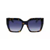 LONGCHAMP LO734S-430 Women's Geometric Sunglasses Havana Acetate Gradient Brown Lens 53mm