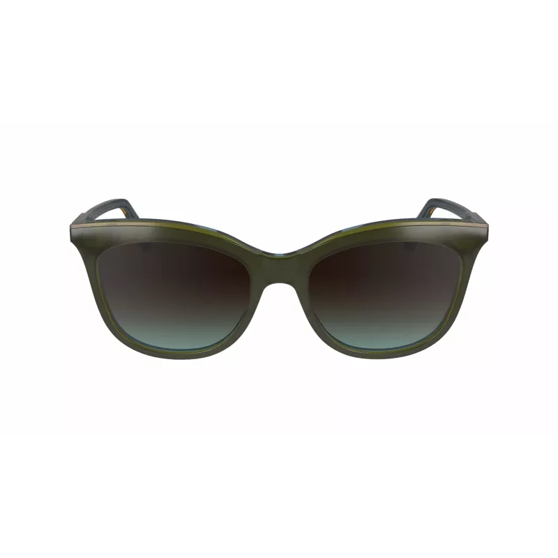 LONGCHAMP LO738S5318310 Women's Butterfly Sunglasses Havana Brown 53mm