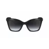 LONGCHAMP LO742S-001 Women's Sunglasses - Black Frame, Gradient Grey Lens, 54mm