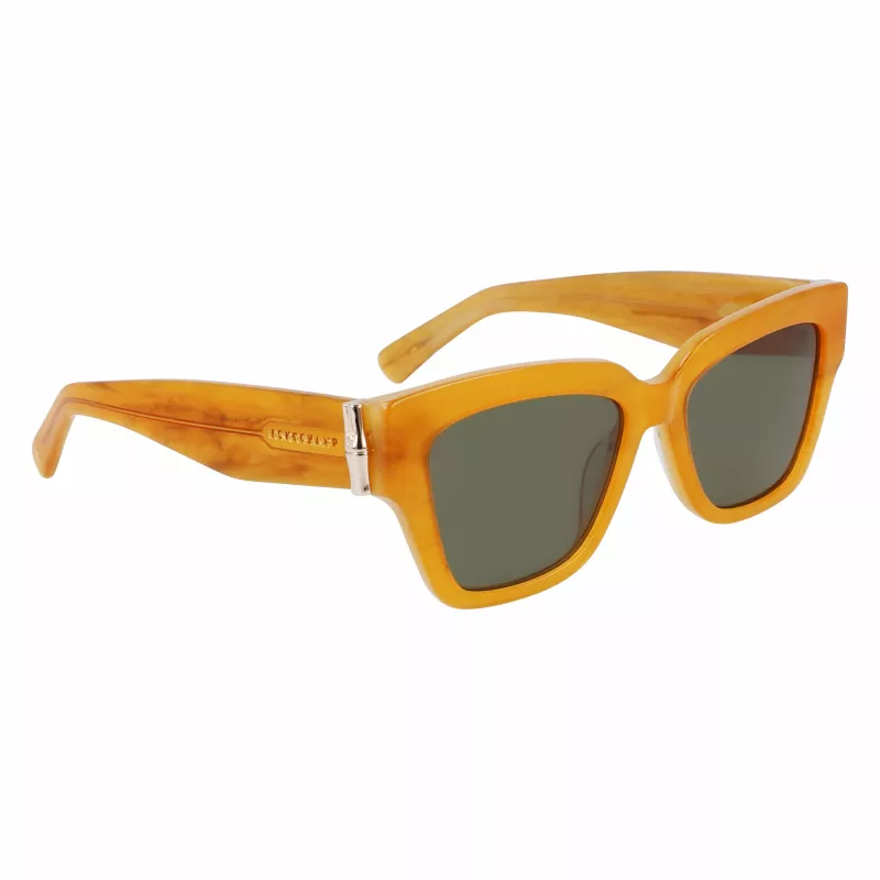 Longchamp LO745S-741 Women's Sunglasses Havana Acetate Square 53mm