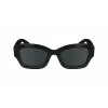 LONGCHAMP LO749S-001 Women's Sunglasses - Black Frame, Grey Lens, 50mm