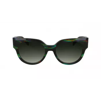 Longchamp LO779S-009 Women's Sunglasses, Acetate Frame, 53/19/140 mm, UV400 Protection