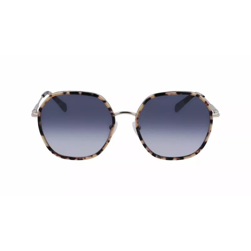 LONGCHAMP Women's Cat Eye Sunglasses LO163S-743 Havana Brown Gradient 58mm