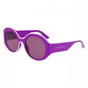LONGCHAMP Women's LO758S-500 Sunglasses Havana Brown Gradient 53mm