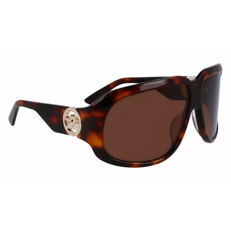 Longchamp Women's Sunglasses LO736S-230 Havana Acetate Frame with Brown Gradient Lenses, 67/11/125 mm