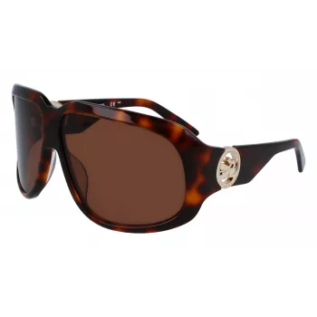 Longchamp Women's Sunglasses LO736S-230 Havana Acetate Frame with Brown Gradient Lenses, 67/11/125 mm