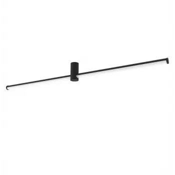 Longo 23W LED Ceiling Light Black 3000K Warm White 1840lm Square Flush Mount