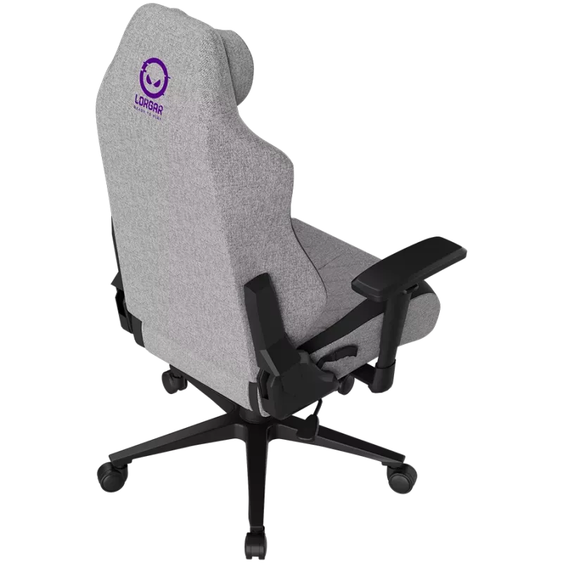LORGAR CHA41 Ergonomic Gaming Chair Advanced, Premium Anti-Stain Fabric, Grey