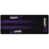 LORGAR RX1FM Sim Racing Floor Mat Advanced, Stitched Edge, 1700x700x3 mm, Black/Purple