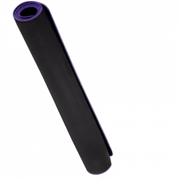 LORGAR RX1FM Sim Racing Floor Mat Advanced, Stitched Edge, 1700x700x3 mm, Black/Purple