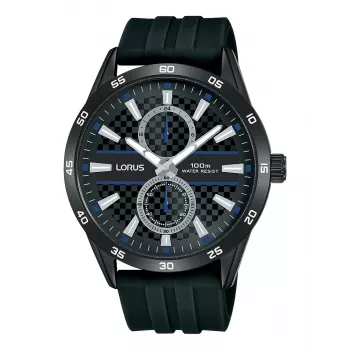 Lorus Men's Quartz Analog Watch R3A43AX9 - Blue Dial, Stainless Steel Bracelet, 43mm