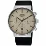 Lorus Men's Quartz Analog Watch RT381GX9 - 43mm Stainless Steel Bracelet, Black Dial, 100m Water Resistance