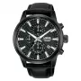 Lorus RM333HX9 Men's Quartz Analog Watch 43mm Stainless Steel Black Dial