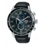 Lorus RM341EX9 Men's Quartz Analog Watch 45mm Stainless Steel Black Silicone