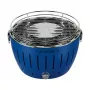 LotusGrill G280 U Blue Portable Charcoal Grill with Smokeless Technology