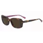 LOVE MOSCHINO Women's MOL060S05L557 Sunglasses - Havana Acetate Frame, Brown Polycarbonate Lenses, 55/14/145 mm