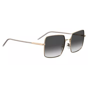 LOVE MOSCHINO Women's Sunglasses MOL022S0009O Black Grey 56mm