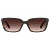 LOVE MOSCHINO Women's Sunglasses MOL042S086F3H - Havana Acetate Frame, Brown Gradient Polycarbonate Lenses, 53/17/145 mm