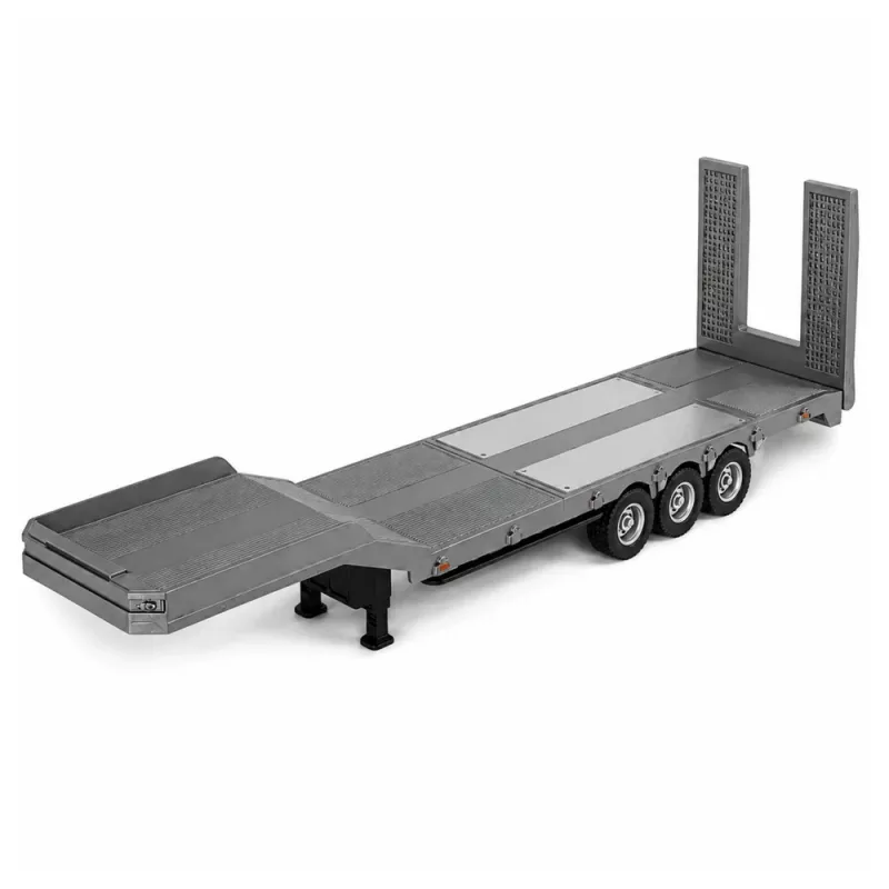 Low Bed Trailer For Scania 770S Huina Gray 1:18