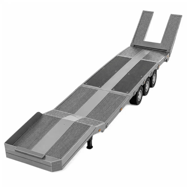 Low Bed Trailer For Scania 770S Huina Gray 1:18