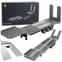 Low Bed Trailer For Scania 770S Huina Gray 1:18