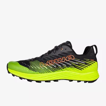 LOWA Citux Men's Trail Running Shoes (Lime/Flame) - Breathable DynaPU® Midsole TRAC® AGILITY Outsole