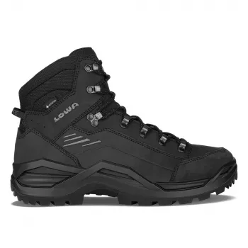 LOWA Men's Renegade EVO GTX Mid Hiking Boots Deep Black