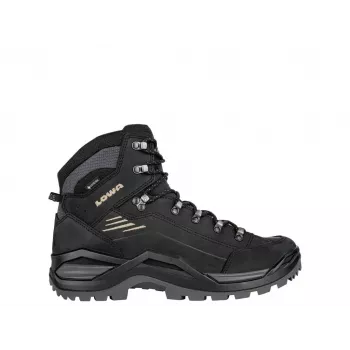 LOWA Renegade EVO GTX Mid Hiking Boots - Black/Dune