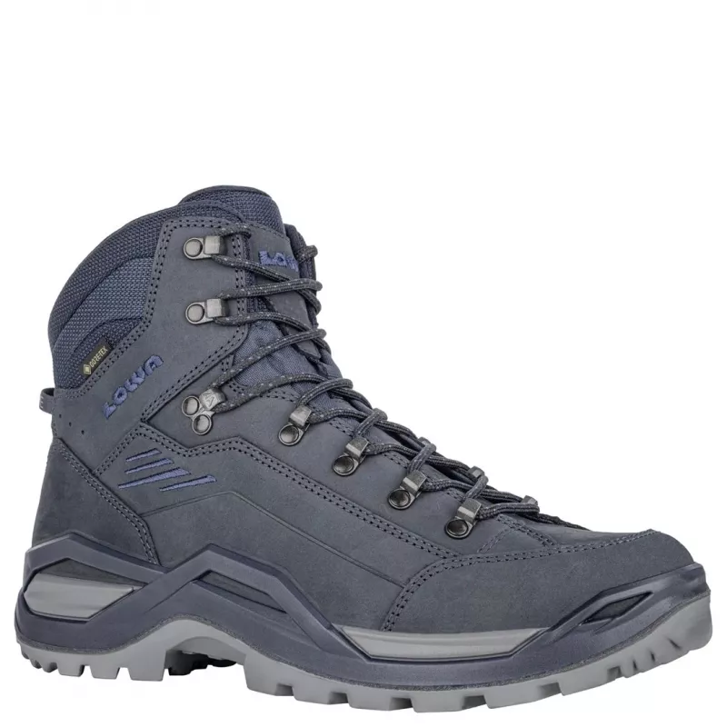 LOWA Renegade Evo GTX Mid Men's Hiking Boots Navy UK 12