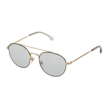 LOZZA MAN SL2313M53302G Sunglasses Brown Havana Rectangular Full-Rim 53/20/145 mm