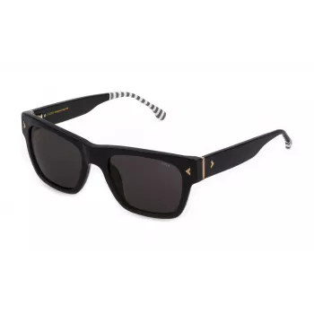 LOZZA MAN SL4264530700 Sunglasses Havana Acetate Frame Grey Polycarbonate Lens 53/20/145 mm