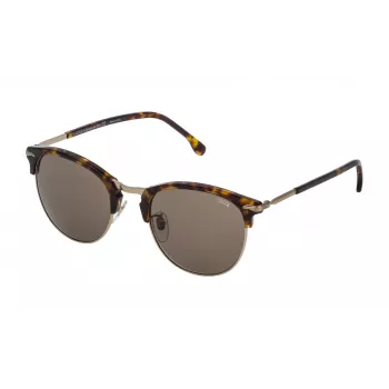 LOZZA SL2293M5208FT Unisex Sunglasses Havana Acetate Frame Grey Gradient Lens 52/21/140 mm